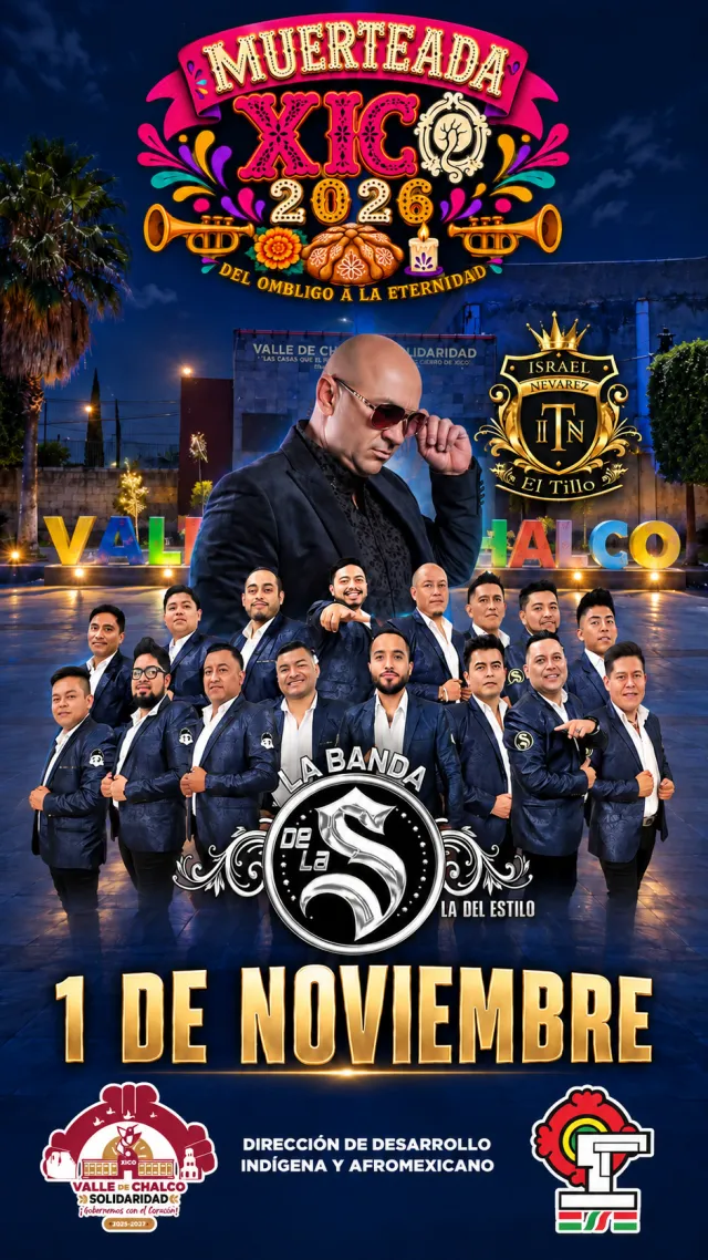 Flyer del 1 de noviembre: El Tillo y La Banda de la S