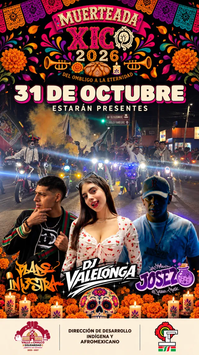 Flyer del 31 de octubre: Blade Iniestra, DJ Valelonga y Josezo